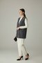Plus Size Boat Neck Sleeveless Pocketed Short Acrylic Steel Knit Knitwear Vest Daily Casual Vest - 3