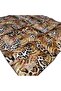 Sura Silk Scarf Taba Leopard Pattern 2561 - 04 - 2