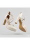 (Cico) Women's Heeled Shoes with Back Zipper - 3