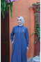 Floral Cotton Linen Dress with File Detail - 4