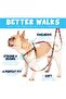 2 Hounds Design - Freedom No-Pull Harness And Leash - Black/Medium 1" - 2