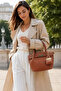 Women's Stylish Design Hand and Shoulder Bag with Long Strap, Suitable for Daily and Special Use - 7
