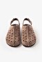 Wasta Mink Suede Leather Women's Perforated Sandals - 4