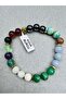 Aquarius Zodiac Natural Stone Bracelet