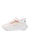 White Powder Mesh Lace-Up Women's Sports Shoes 051 (Y) g - 4