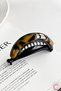 Women's Leopard Patterned Curved Acetate Banana Hair Clip 7cm - Retro Model Luxury Pinch Hair Bun Clip - 2