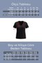 Women's Vision V-Neck Premium Quality Dense Textured Cotton T-Shirt Black W102-R0220-09 - 8