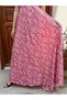 Pink Color Gold Detailed Halter Neck Backless Silk Dress - 6