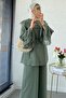 Premium Layered Chiffon Double Set – Khaki - 8