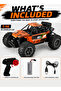 1:16 RC Off Road Crawler Car 2.4GHz 4WD Remote Control Rechargeable All Terrain Toy 6+ Kids - 7