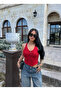 كورسيه أحمر بسحّاب أمامي - 2