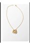 Swan Elegance Gold Color Steel Necklace - 4