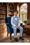 Boys' Tuxedo Suit 6 Buttons Vest with Bow Tie and Chain 4 Piece Set