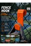 Net/Fence Hook Field Wire Mesh Hanger Sports Bag, Water Bottle and Towel Hanging Hook (Tennis/Basketball/Carpet Court)