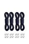 90 cm Metal Clip Elastic Laces |   4 Pairs