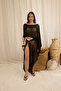 Vieste Asymmetrical Slim Black Knitwear Crop - 6