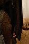 Vieste Asymmetrical Slim Black Knitwear Crop - 8