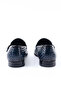 Genuine Leather Navy Blue Loafer Men's Shoes - K307 - 4