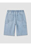 Elastic Waist Boy Jean Shorts - 3