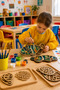 3D Wooden Painting Set – DIY Hobby Kit with Layered Fish Figures |   Children & Adult Educational Activity - 3
