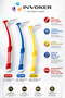 Interface Brush Dental Interdental Brush Cleaning Brush between Teeth and Braces 0.7 mm Yellow 6 Pieces - 5