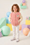 100% Welsoft Plush Unisex Rose Dried College Coat 1-5 Years - 4