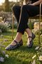 Women's Ballerinas with Black Belt - 3