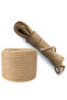 8 mm Thick, 30 Meters Long Natural Jute Rope – Durable Decorative and Multi-Purpose Rope - 3