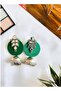 Handcrafted Indian Fabric Earrings for Women