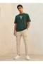 Men Regular Fit Crew Neck Short Sleeves Peanuts Print T-shirt - 4