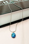 Handmade Necklace with Sodalite Natural Stone Chain End: 1.5 cm Chain: 20 cm Boxed - 2