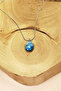 Handmade Necklace with Sodalite Natural Stone Chain End: 1.5 cm Chain: 20 cm Boxed - 4