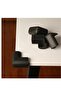 Self-Adhesive 10 Pieces Black Thick Shock Absorbing Baby Protection Table Coffee Table Furniture Impact Protector - 3
