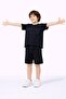 Boys' Cotton Shorts Suit with Embossed Design - 4