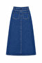 Denim maxi etek - 3