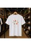 Planet Glasses Face Chest Printed 100% Cotton Oversize Loose Regular Fit Crew Neck T-Shirt
