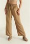 Elastic Waist Aerobin Palazzo Women's Trousers