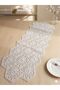 Hexagonal Embroidered Luxury Runner 120X40Cm Stylish Design Modern Runner - 4