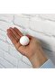 8Pcs Hard Plastic Knob Round Ball Matte White Cabinet Furniture Kitchen Cupboard Drawer Handle Knob Handle - 4