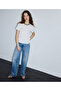 T-Shirt with Artificial Pearl and Bead Embroidery - 2