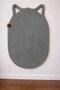 Gray Color 100% Organic Jute Rope Stitched Cat Scratching Mat Natural Non-Disassembled Pet-Friendly - 2