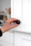 8 Pcs Hard Plastic Knob Round Ball Bright Black Cabinet Furniture Kitchen Cupboard Drawer Handle Knob - 5