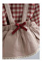 Plaid Gabardine Skirted Girl's Set (6 Months - 9 Months - 12 Months - 18 Months) - 3