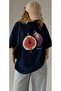 Summer Special Fig Printed Crew Neck Cotton White Women'S/Men's Unisex Oversize Tshirt