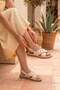 Lilie Imported Special Series Orthopedic Women's Sandals Beige - 3