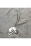 Silver Color Necklace with Orora Sleeping Cat Figure