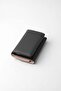Women's Wallet with Magnet and Zipper - Smart Interior Design and Dual Picture Holder Compartment - 65318 - Black/Pu - 5