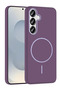 Ilkeshop Galaxy S25 Broş Magsafe Cover (212237) - Purple