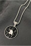 Minimalist Style Stainless Steel Men's Necklace with Eagle Figure - 2