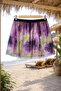 Women's Digital Printed Lycra Soft Tulle Paroya Skirt - 2